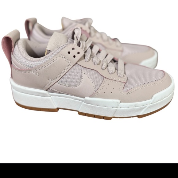 Nike Women's Dunk Low Disrupt Platinum Violet Pink Sneakers Sz 7.5 - Picture 3 of 14